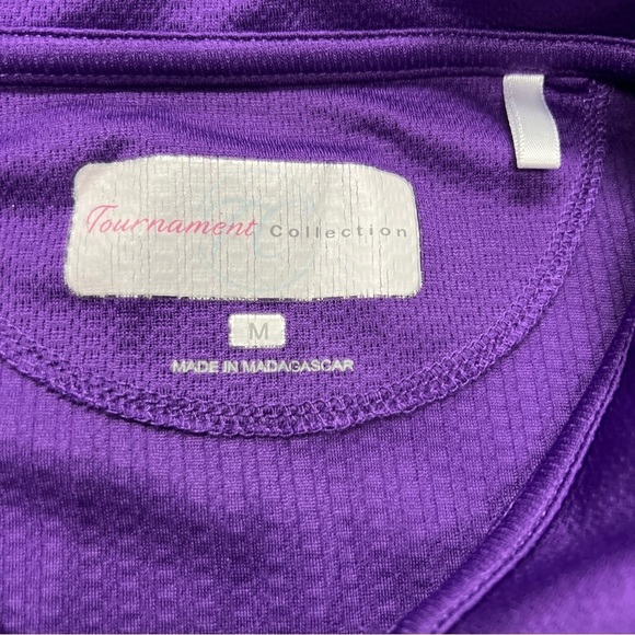 Tournament Collection Women’s Purple Golf/Tennis Shirt Size M Activewear EUC - Picture 6 of 7